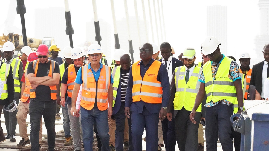 Infrastructure routière : le pont de Cocody opérationnel en avril 2023, assure le ministre Amédé Koffi Kouakou