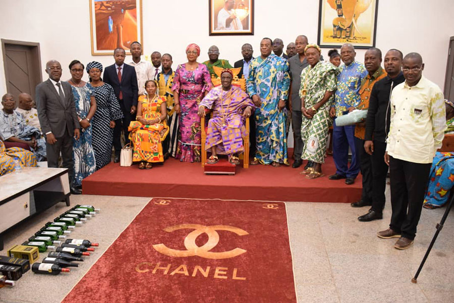 Vœux de Nouvel An 2025: Affi N’Guessan chez le Roi du Moronou