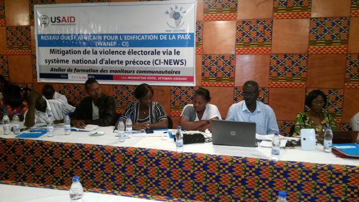 Prévention de la violence en période électorale: WANEP-CI forme les moniteurs communautaire