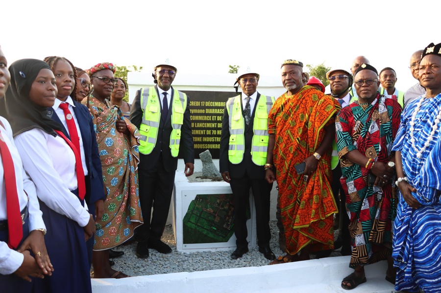 Yamoussoukro/Développement industriel : le Ministre Souleymane Diarrassouba lance les travaux d’aménagement de 70 hectares à la zone industrielle