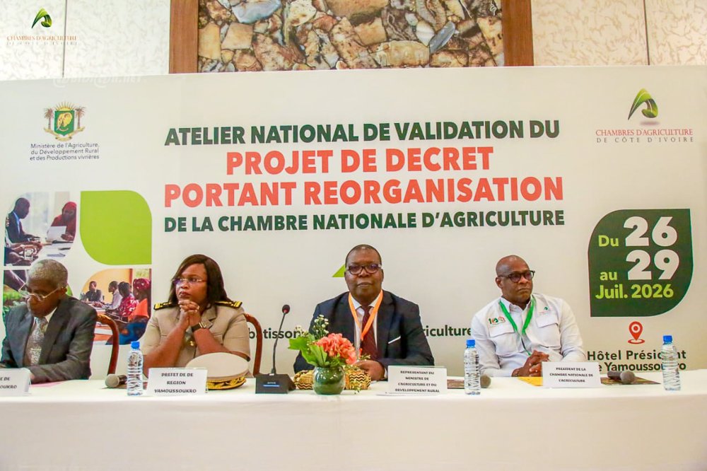 Yamoussoukro : Lancement de l’atelier de validation du décret de réorganisation de la Chambre Nationale d’Agriculture