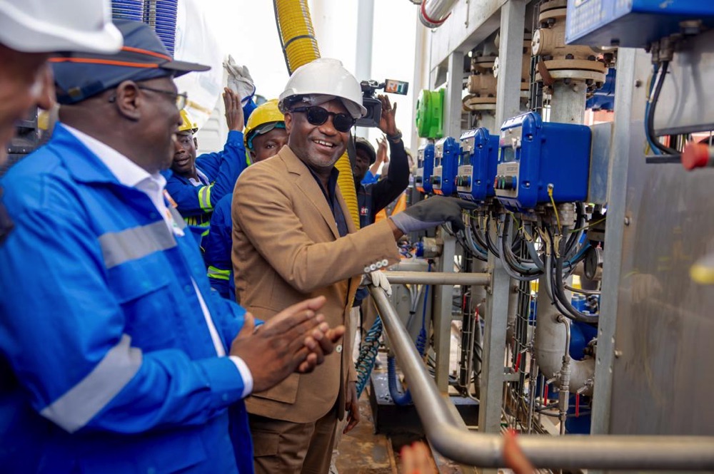Dépôt GESTOCI de Yamoussoukro: le ministre Mamadou Sangafowa-Coulibaly inaugure un bac de 20000 m³ de gasoil et le premier poste ivoirien de chargement en source