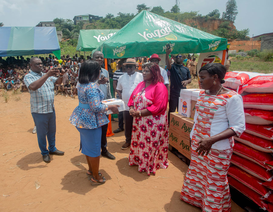 Yopougon : SOLIBRA  fait don de vivres et d’un projet d’autonomisation pour la cantine scolaire  de l'EPP Attié