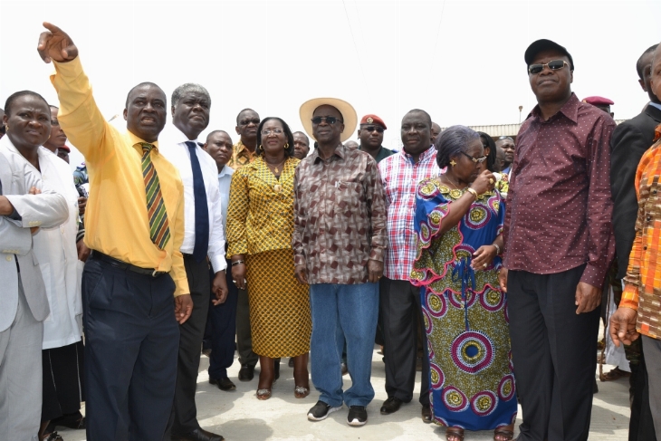 Le premier ministre visite les grands chantiers - Les travaux du District des Savanes