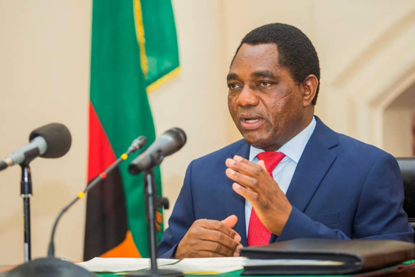 Zambie: le président sortant Hichilema réélu avec 60% des voix, selon la commission électorale