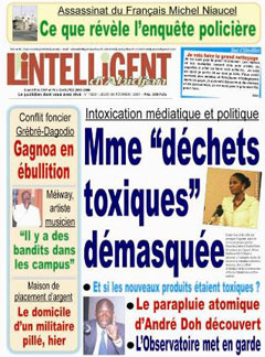 L’intelligent d’Abidjan N° 1029