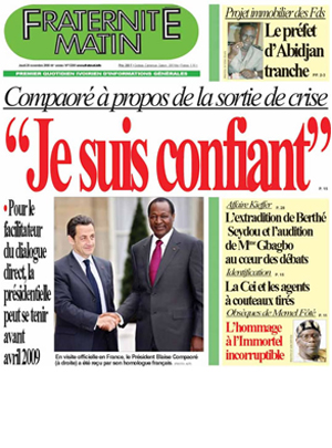 Fraternité Matin N° 13208