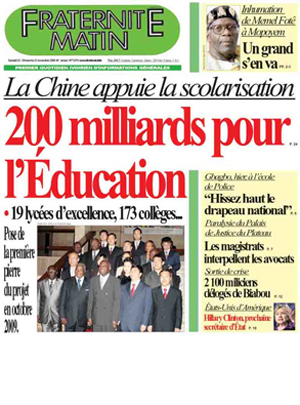 Fraternité Matin N° 13210