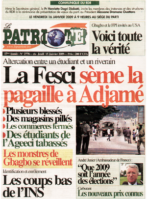 Le Patriote N° 2778