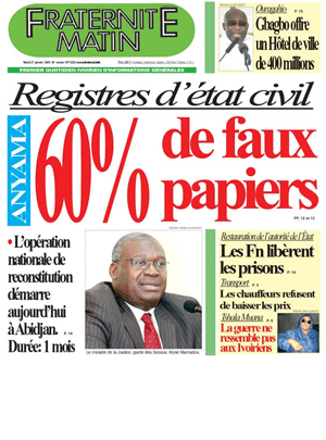 Fraternité Matin N° 13263