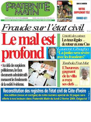 Fraternité Matin N° 13266