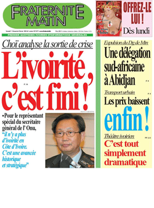 Fraternité Matin N° 13273