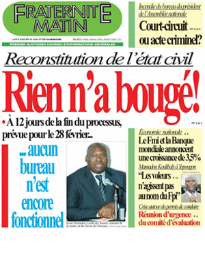 Fraternité Matin N° 13280