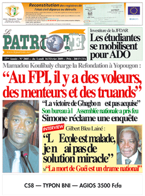 Le Patriote N° 2805