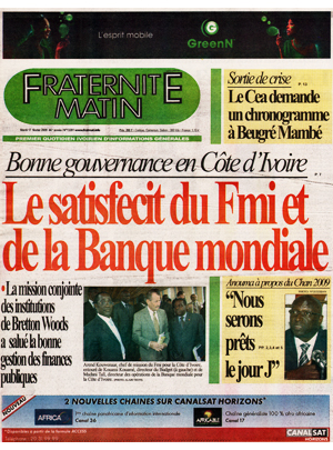 Fraternité Matin N° 13281