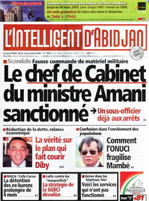 L’intelligent d’Abidjan N° 1621