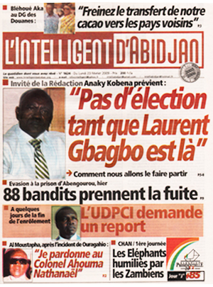 L’intelligent d’Abidjan N° 1624