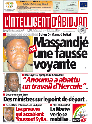 L’intelligent d’Abidjan N° 1626