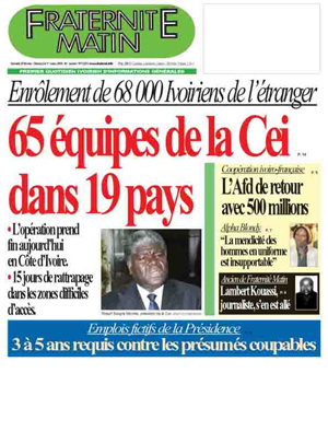 Fraternité Matin N° 13291