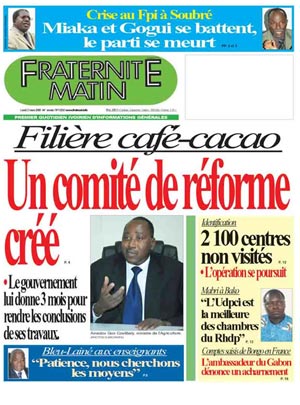 Fraternité Matin N° 13292