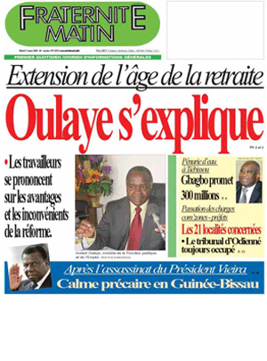 Fraternité Matin N° 13293