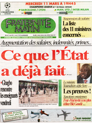 Fraternité Matin N° 13299