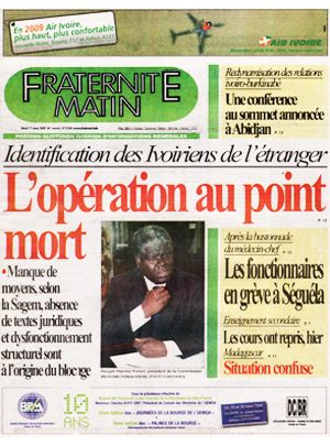 Fraternité Matin N° 13304