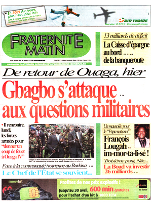 Fraternité Matin N° 13306