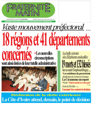 Fraternité Matin N° 13315