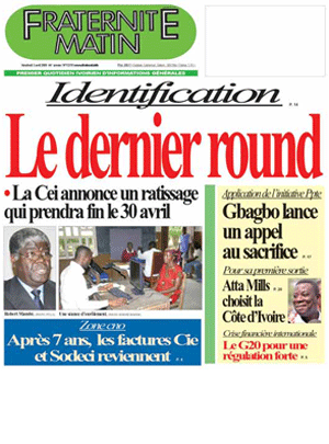 Fraternité Matin N° 13319