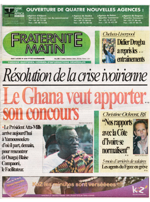 Fraternité Matin N° 13322