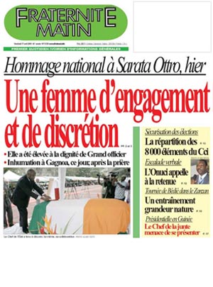 Fraternité Matin N° 13330