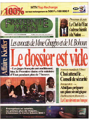 Fraternité Matin N° 13336