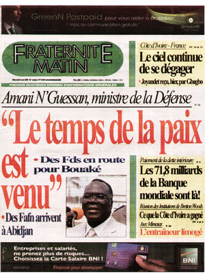 Fraternité Matin N° 13345