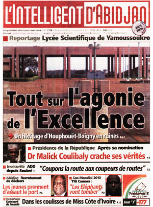 L’intelligent d’Abidjan N° 1708