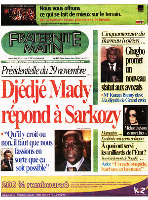 Fraternité Matin N° 13387