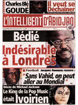 L’intelligent d’Abidjan N° 1726