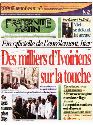 Fraternité Matin N° 13391