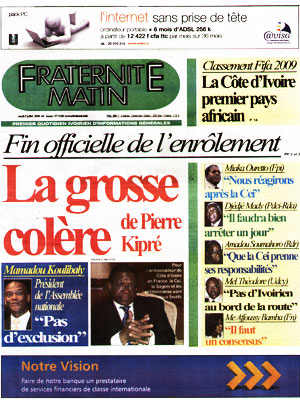 Fraternité Matin N° 13392