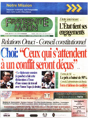 Fraternité Matin N° 13393