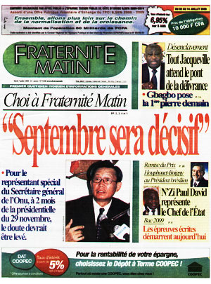 Fraternité Matin N° 13396