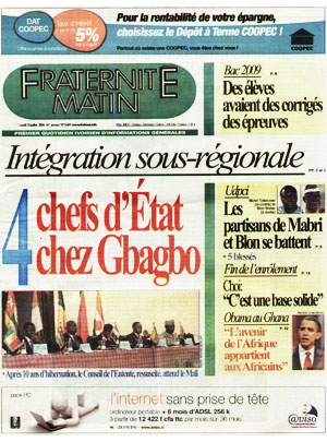 Fraternité Matin N° 13401