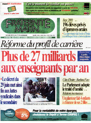 Fraternité Matin N° 13404