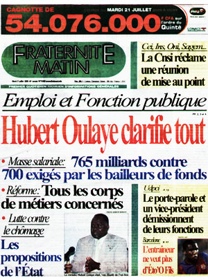 Fraternité Matin N° 13408