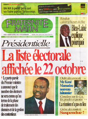 Fraternité Matin N° 13418