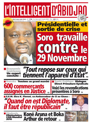 L’intelligent d’Abidjan N° 1758