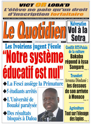 Le Quotidien d’Abidjan N° 409
