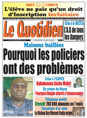 Le Quotidien d’Abidjan N° 411
