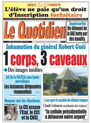 Le Quotidien d’Abidjan N° 412