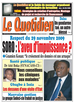 Le Quotidien d’Abidjan N° 413